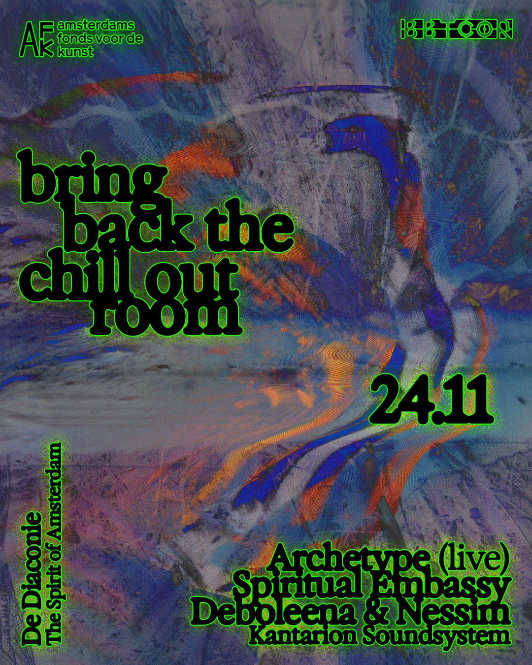 Poster for Spirit of Amsterdam x BBTCOR